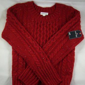 St. John's Bay Rumba Red Sweater